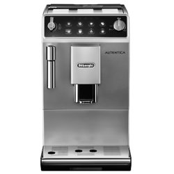 De'Longhi Autentica Bean to Cup Coffee Machine, Silver Silver